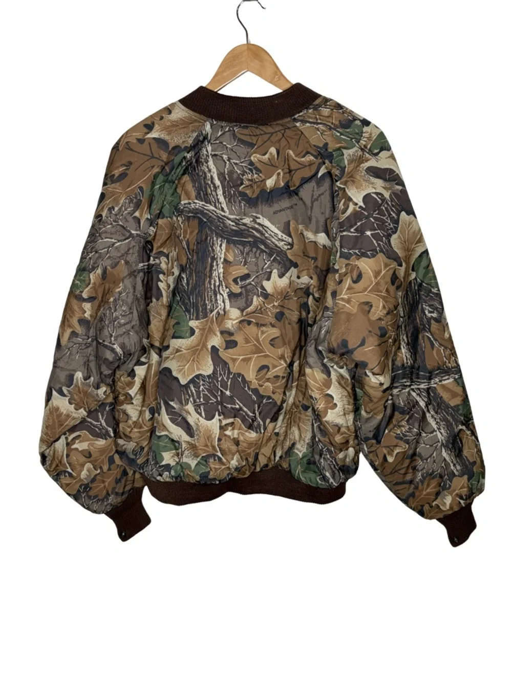Walls Outdoors Camo Bomber Jacket XL USA Made Insulated Hunting RealTree Style - Picture 2 of 8